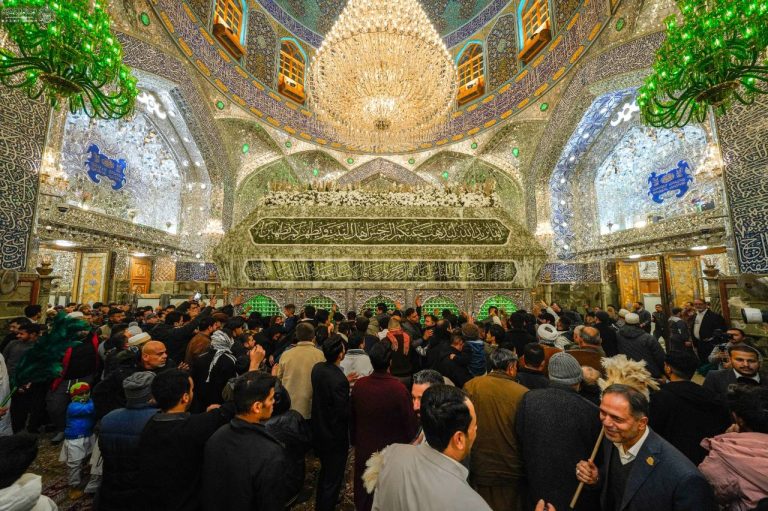 Dusting Amir al-Miminin Shrine