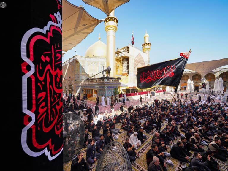 Servants of Imam Ali Holy Shrine commemorate martyrdom anniversary of Lady Fatima
